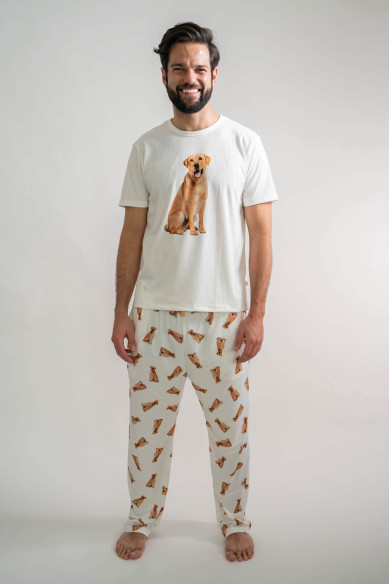 Pijama "Labrador Amarillo"