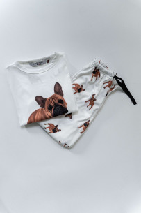Pijama "Bulldog Francés Canela"