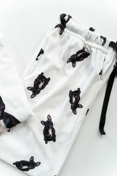 Pijama "Bulldog Francés Negro"