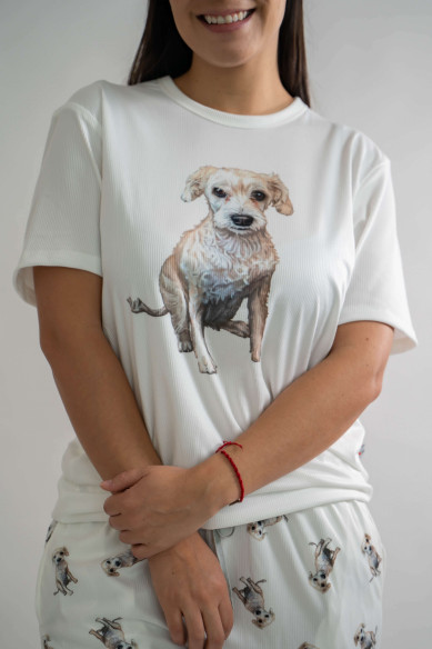 Pijama "Mestizo Blanco"