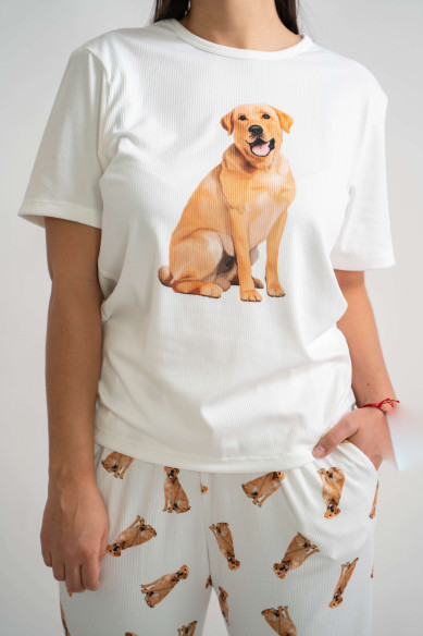 Pijama "Labrador Amarillo"