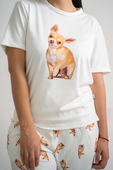 Pijama "Chihuahua Pelo Corto"