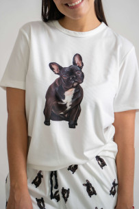 Pijama "Bulldog Francés Negro" 2