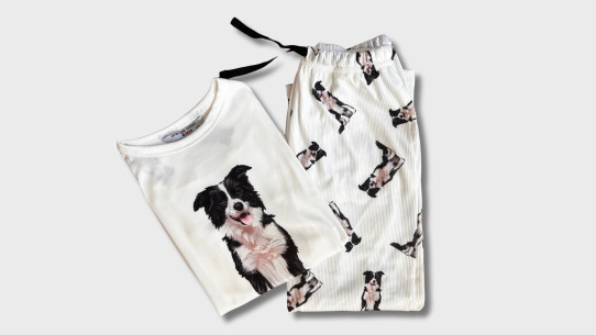 Pijama border collie niños