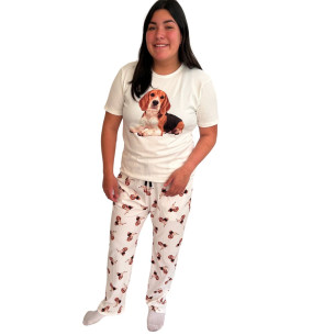 Pijama Beagle Mujer